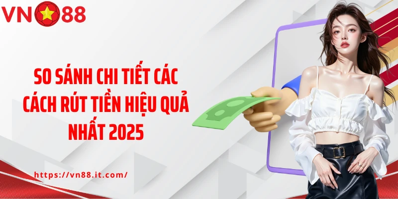 So sánh chi tiết các cách rút tiền hiệu quả nhất 2025